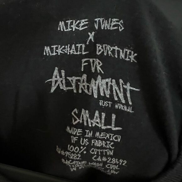 Altamont Mike Jones X Mikhail Bortnik Nightmare on Elm Street T-Shirt Size Small - Picture 3 of 3